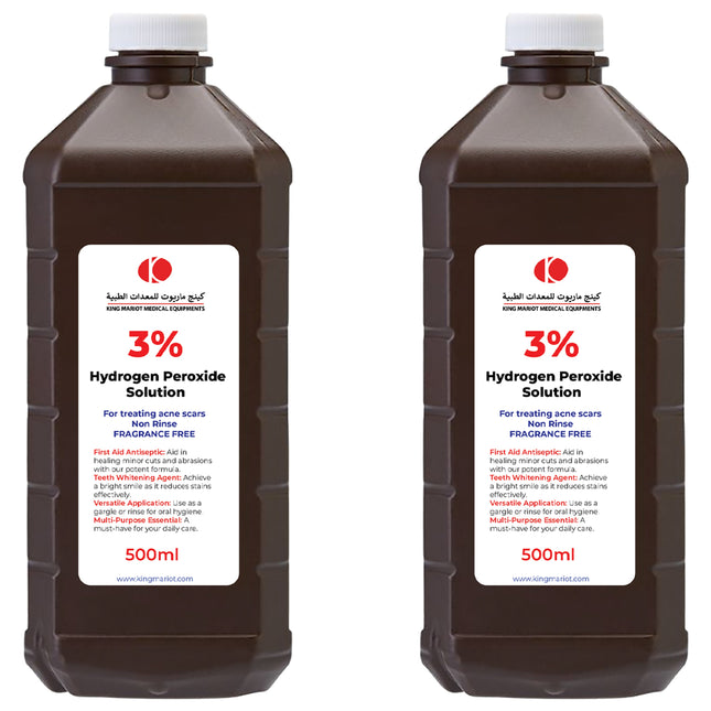 Pack of 3% Hydrogen Peroxide Solution 500ml