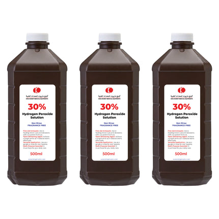 Pack of 30% Hydrogen Peroxide Solution 500ml