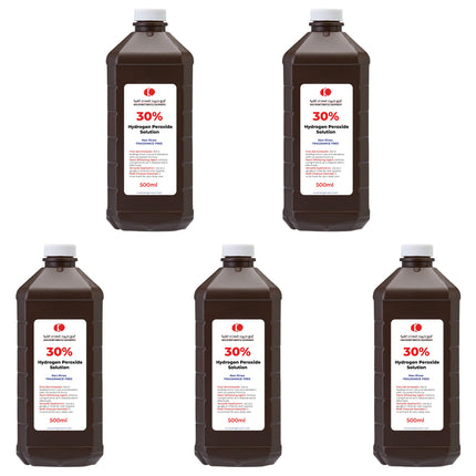 Pack of 30% Hydrogen Peroxide Solution 500ml