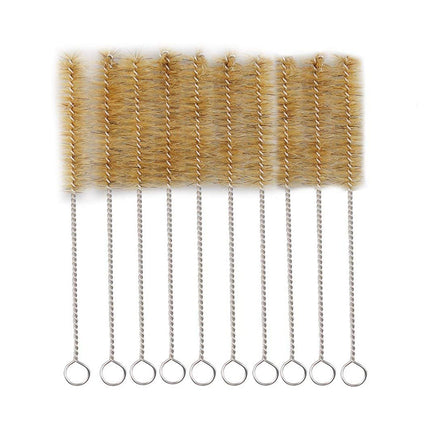 Test Tube Cleaning Brush | 19mm Diameter | Tan Bristles | 38cm Length