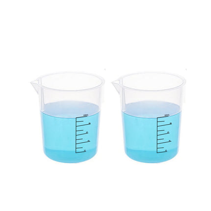 Plastic Beaker | 100ML Capacity | Black Graduated