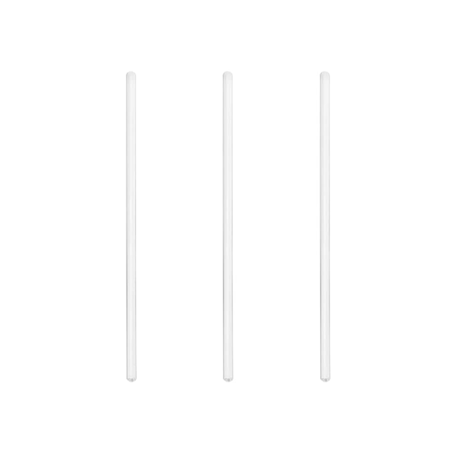 Pack of 3 Heavy Duty Glass Stirring Rod Stick