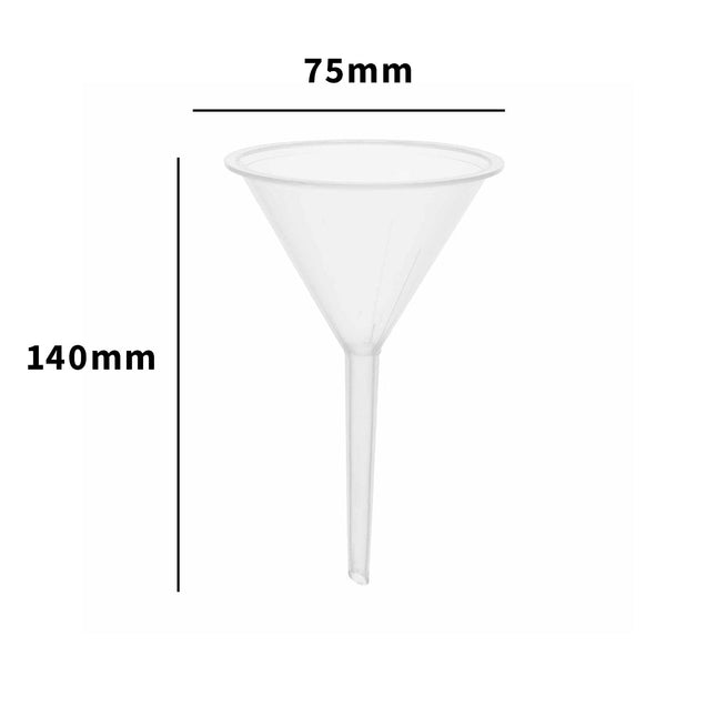 Set of 2 | Plastic / Analytical Funnel | Diameter 75mm