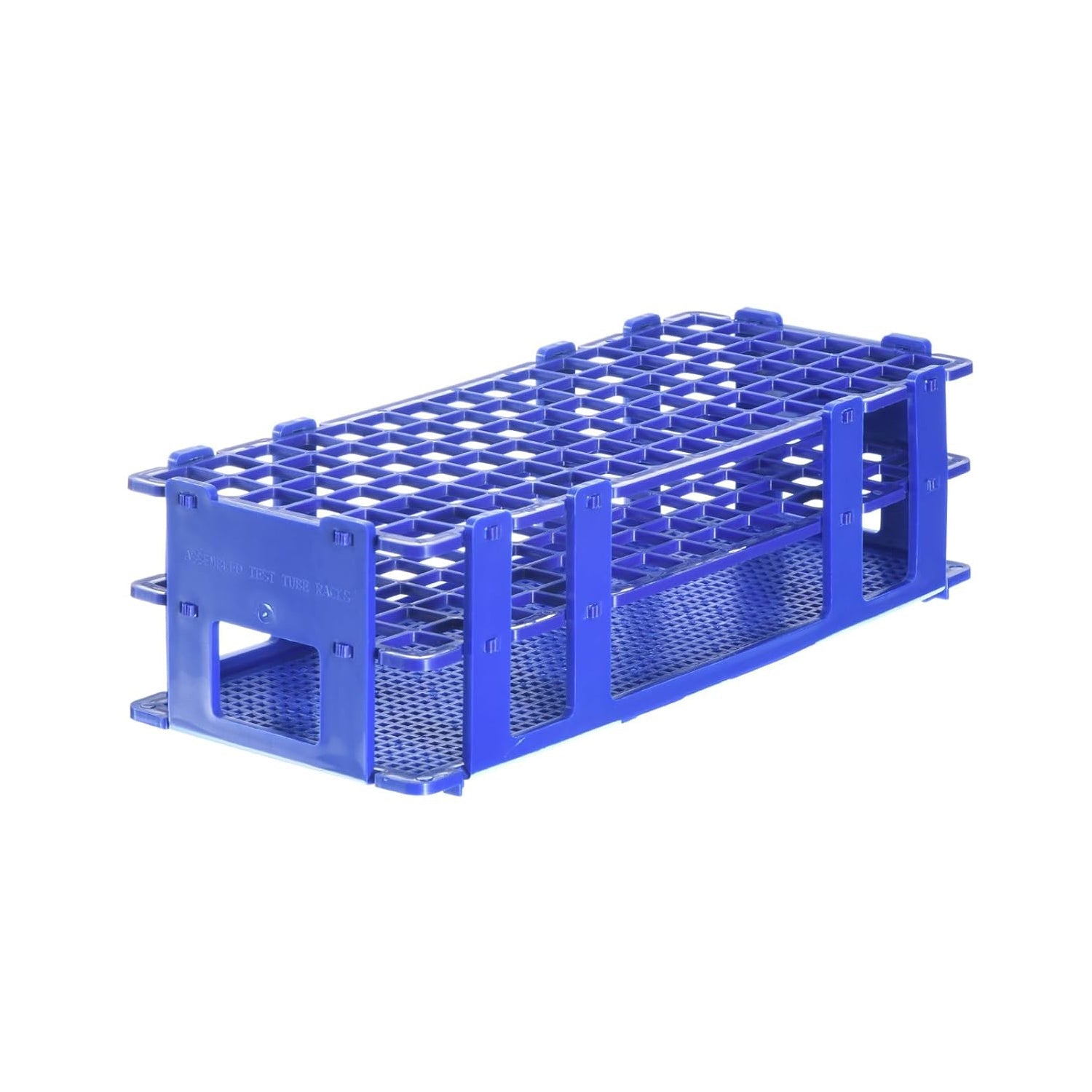 Plastic Test Tube Rack Holder | Color Blue | 90 Holes, 3 Layers ...