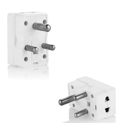 3-Way 3-Pin Plug Adapter | Universal Socket with Light and 13A Fuse