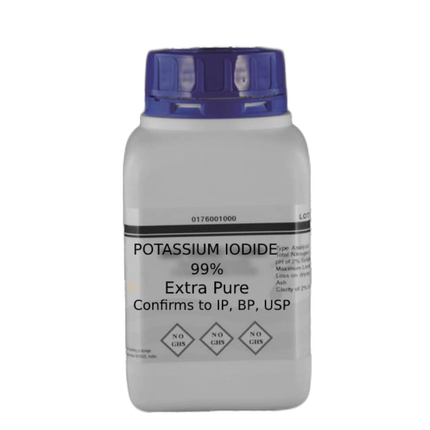 100g POTASSIUM IODIDE Extra Pure KI Confirms IP, BP, USP Potide