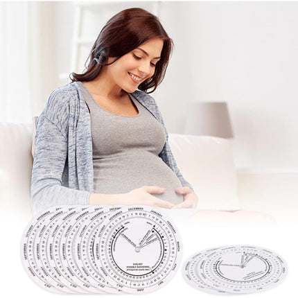 Pregnancy Wheel Badge Card