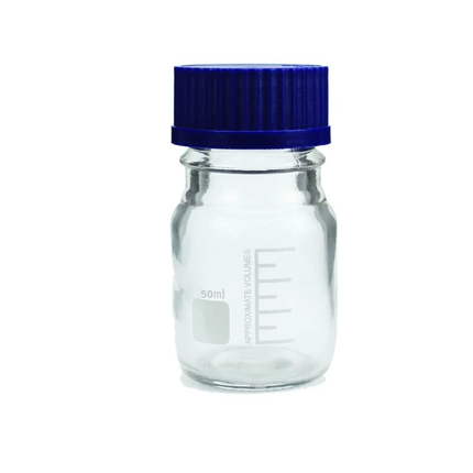 Pack of 4 Heavy Duty Reagent Bottle 50ml