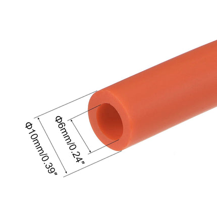 Orange Rubber Tubing | 10mm Diameter