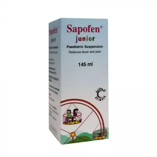 Sapofen Junior 100 mg /5 mL Syrup 145 mL