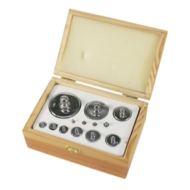 Series 1 Metal Weights Set | 13 Weights | Wooden Box