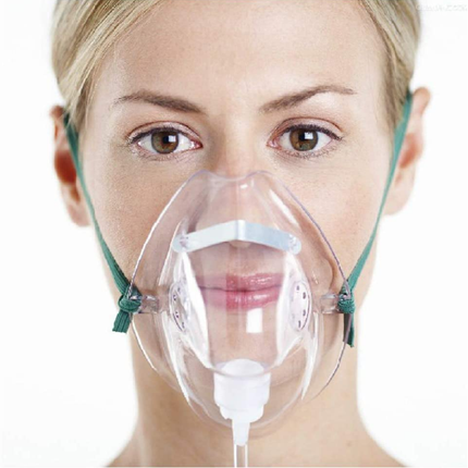 Pack of 5 Adult Simple Oxygen Mask