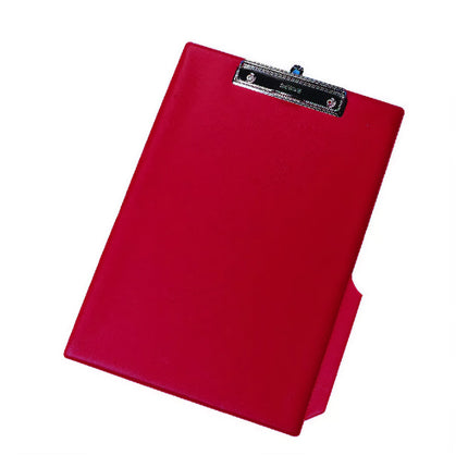 PVC Single Clipboard Foolscap Red