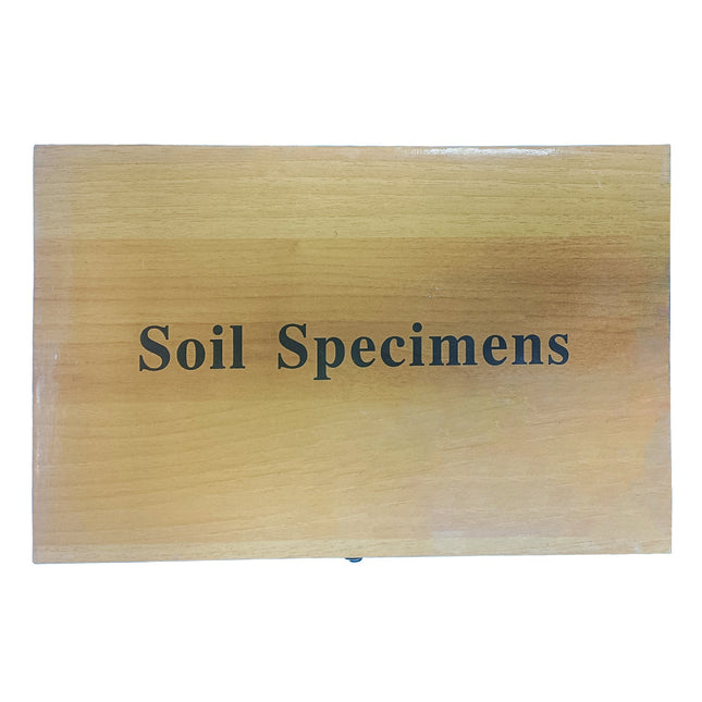 Deluxe Set of 18 Soil Specimens + Wooden Case