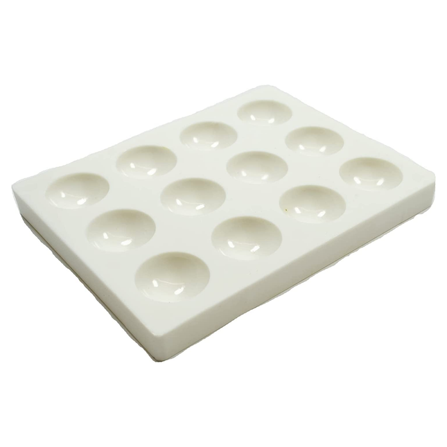 Spot Plate 12 Wells Polyethylene Premium Hard Plastic