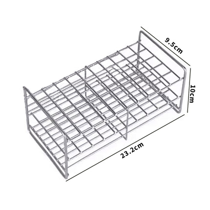 Stainless Steel Wire Test Tube Rack | 40 Holes | 18mm Diameter