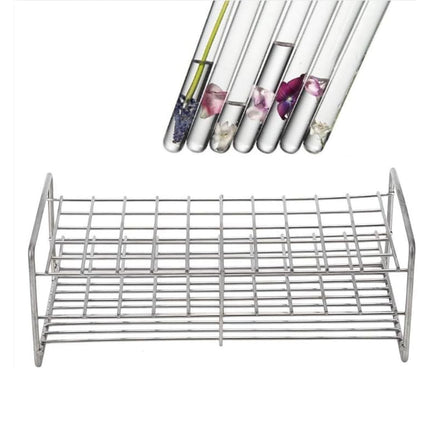 Stainless Steel Test Tube Rack | 30mm 50 Holes