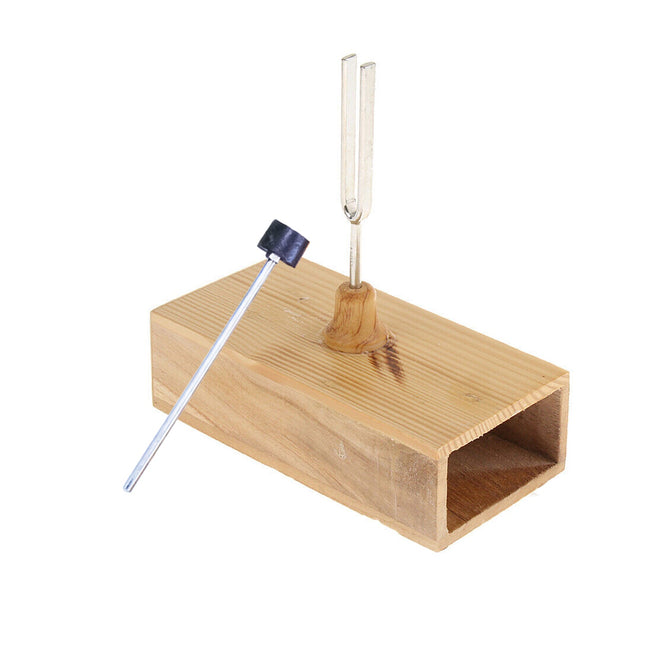 Tuning Fork with Resonance Box | Adjustable Frequency