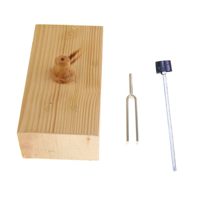 Tuning Fork with Resonance Box | Adjustable Frequency