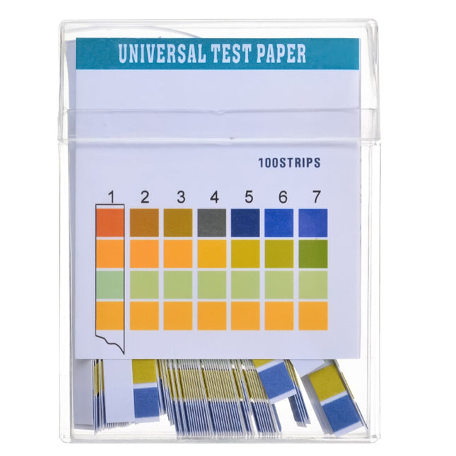 Universal Test Paper | pH Range 0-14 | Pack of 100 Strips