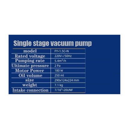 FY-1.5C-N Portable Vacuum Pump Practical