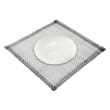 Pack of 2 Wire Gauze Squares with Ceramic Center | 12.5cmx12.5cm Size | 3" Ceramic Center