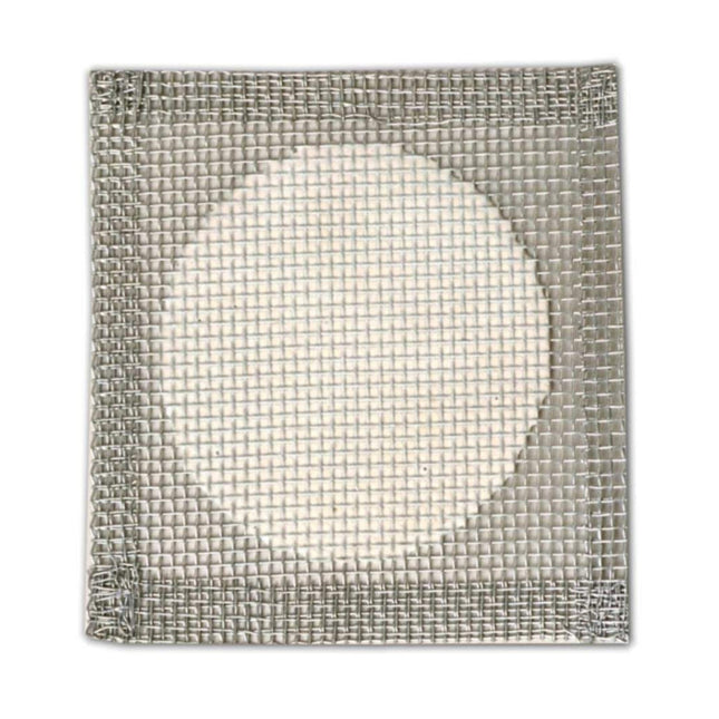 Pack of 2 Wire Gauze Squares with Ceramic Center | 12.5cmx12.5cm Size | 3" Ceramic Center