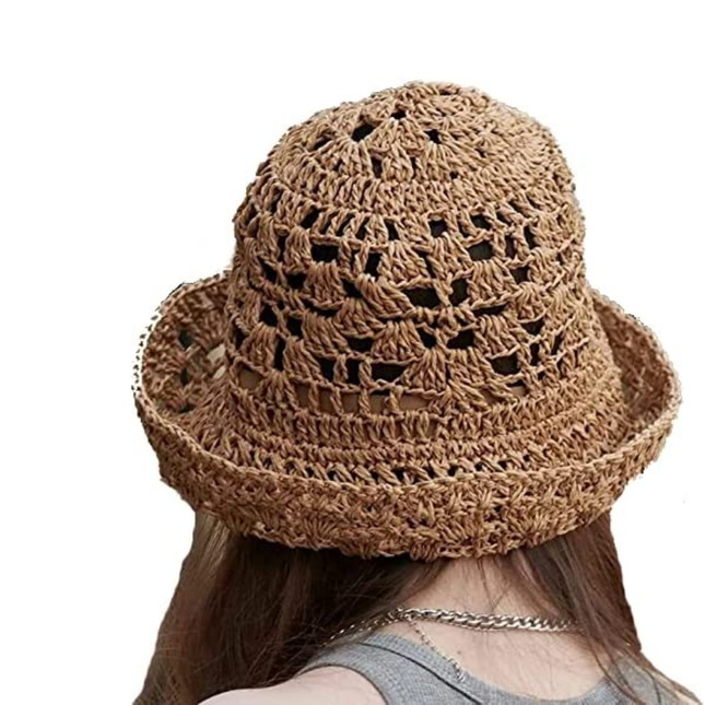 Womans Hollow Out Straw Hat Fashion