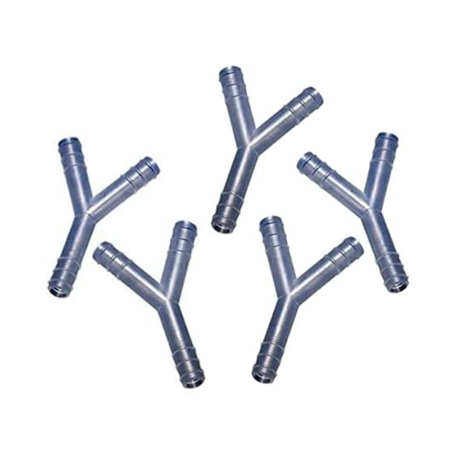 Pack of 5 Y-Pattern Connector Polypropylene