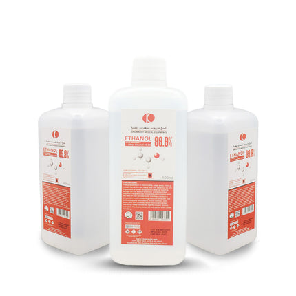 99.9% 500 ML High Purity Ethyl Alcohol Multipurpose Sanitizing Solution For External Use Only