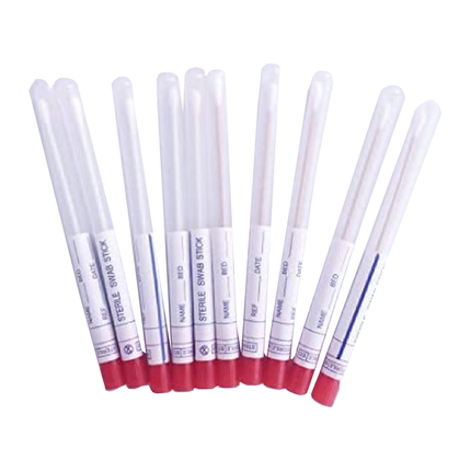 Testing Tubes Sterile Swab Sticks