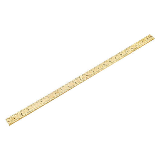 1Pcs Wooden Ruler with mm & inch | 600mm (24 Inch)